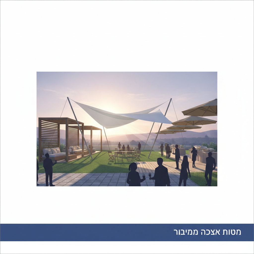 איך לבחור פתרונות הצללה שמתאימים לאירוע בחוץ